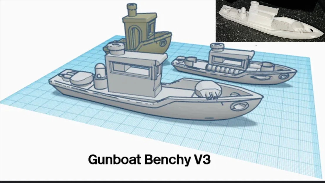 Benchy Gunboat - Tàu pháo Benchy cải tiến - Image 2