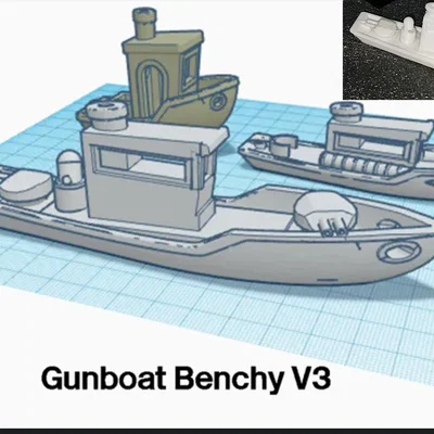 Benchy Gunboat - Tàu pháo Benchy cải tiến