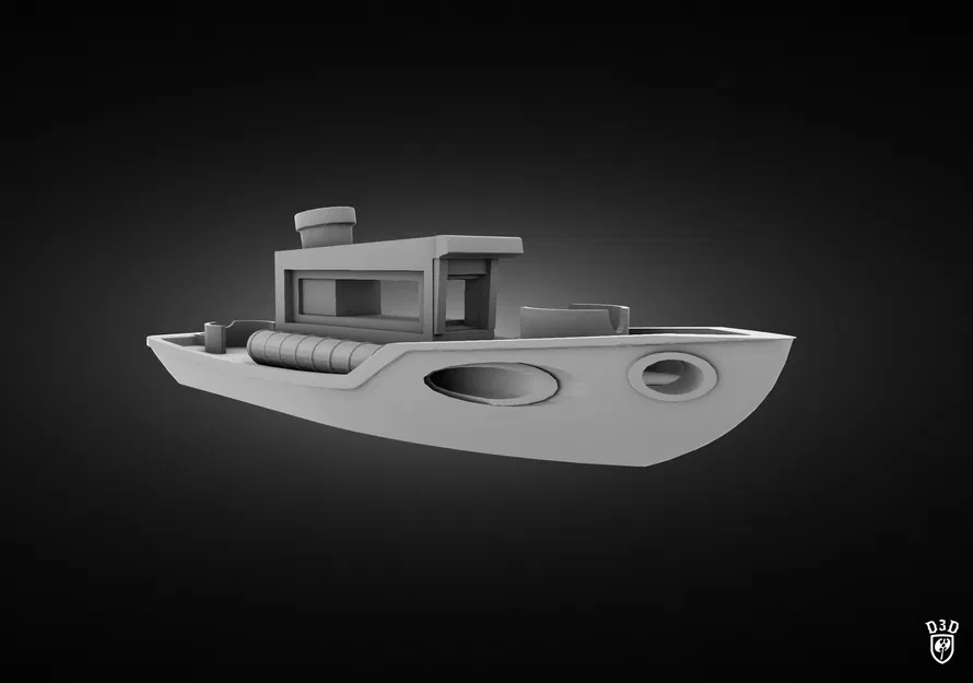 Torpedo Boat - Mô hình tàu phóng lôi kiểu Benchy - Image 1