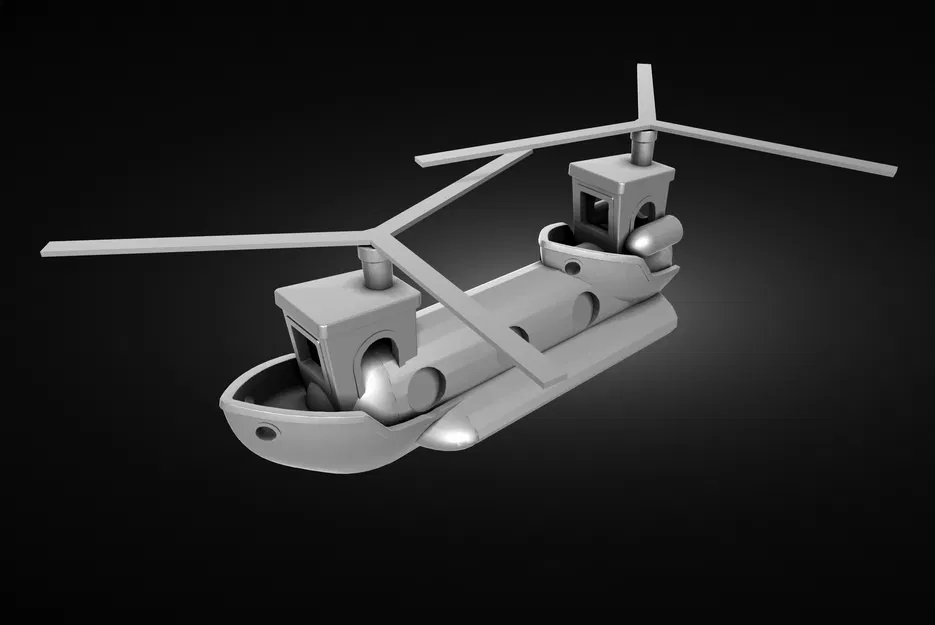 Benchinook - Mô hình trực thăng Benchy độc đáo - Image 1