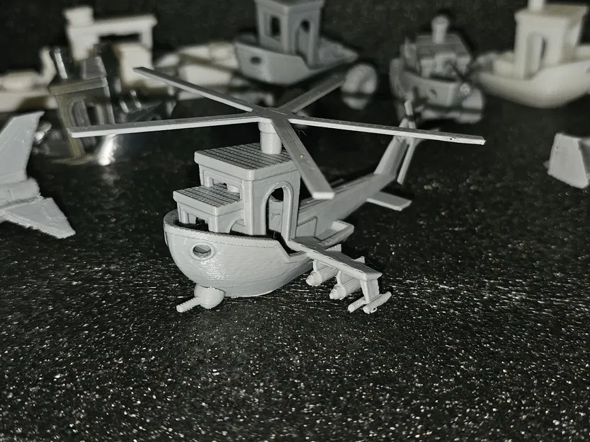 Hind Benchy - Mẫu trực thăng in 3D dễ dàng - Image 2