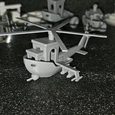 Hind Benchy - Mẫu trực thăng in 3D dễ dàng