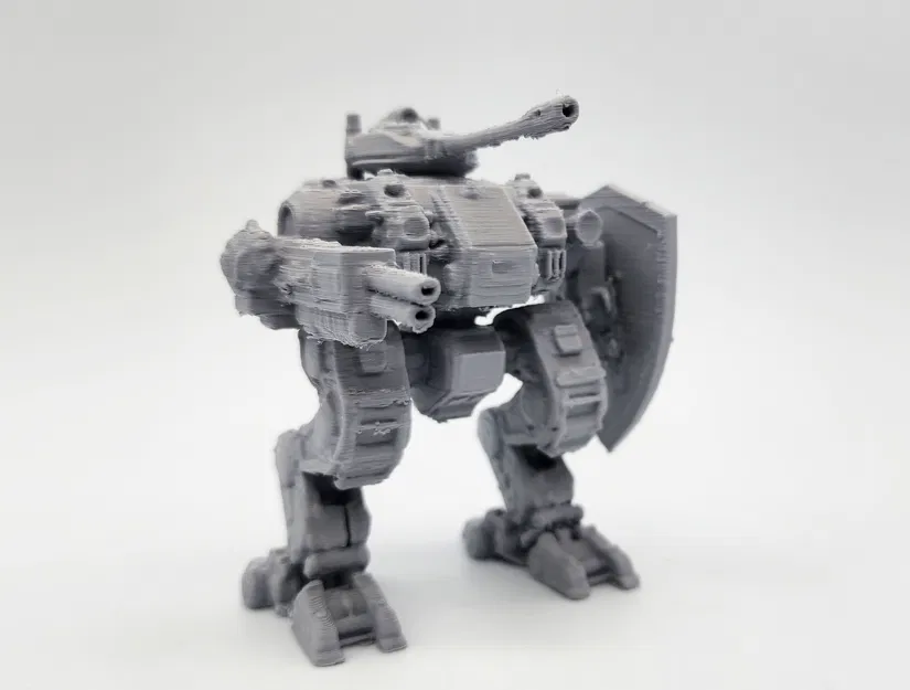 Mô hình Mech chiến đấu hai chân có khiên - Image 3