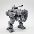 Mô hình Mech chiến đấu hai chân có khiên - Thumbnail 3