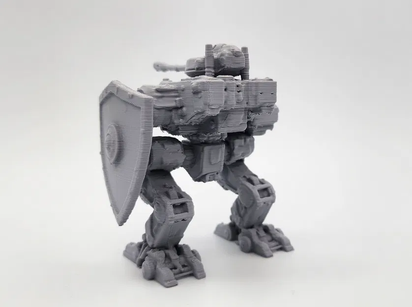 Mô hình Mech chiến đấu hai chân có khiên - Image 5