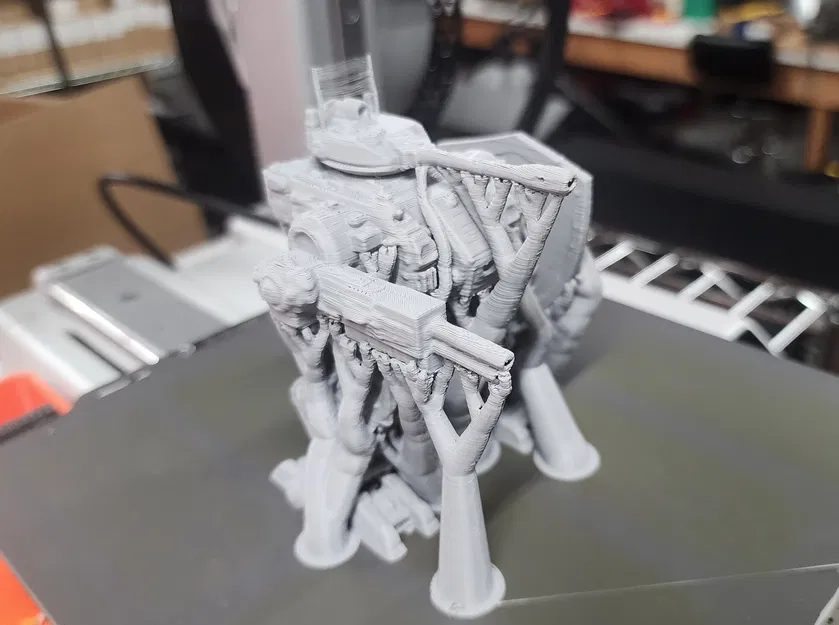 Mô hình Mech chiến đấu hai chân có khiên - Image 6