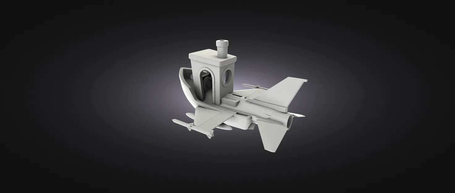 Mô hình F16 Benchy - Image 2
