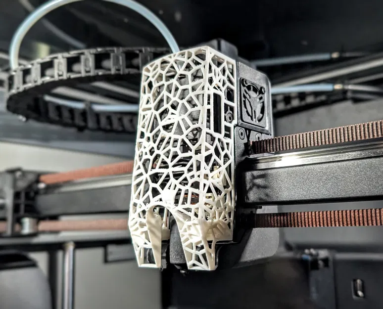 Nắp bảo vệ đầu in Faraday phong cách cho Creality K2 Plus - Image 1