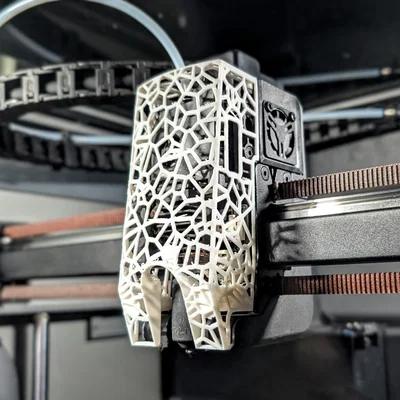 Nắp bảo vệ đầu in Faraday phong cách cho Creality K2 Plus