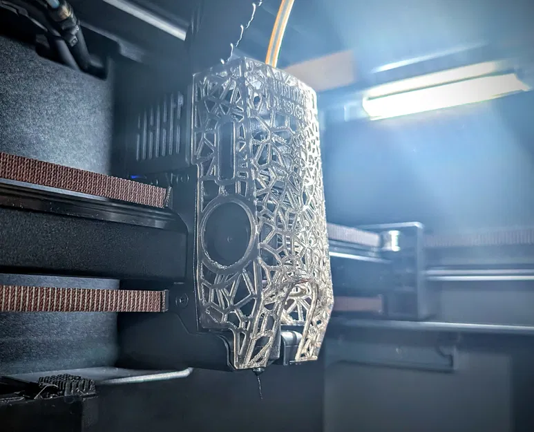 Nắp bảo vệ đầu in Faraday phong cách cho Creality K2 Plus - Image 2