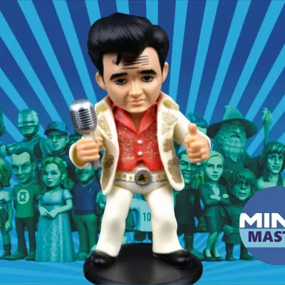 Mô hình 3D Elvis Presley phong cách Minix độc đáo