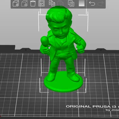 Mô hình 3D Elvis Presley phong cách Minix độc đáo