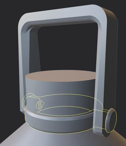 Tay cầm tiện lợi cho bình nước 10L (đường kính cổ 46mm) - Image 2