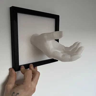 Khung treo tường hình bàn tay 3D nghệ thuật độc đáo
