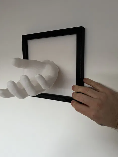 Khung treo tường hình bàn tay 3D nghệ thuật độc đáo - Image 2