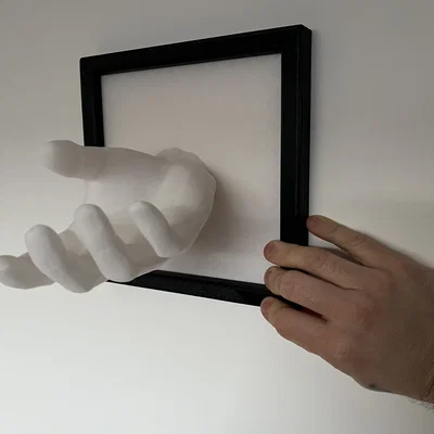 Khung treo tường hình bàn tay 3D nghệ thuật độc đáo
