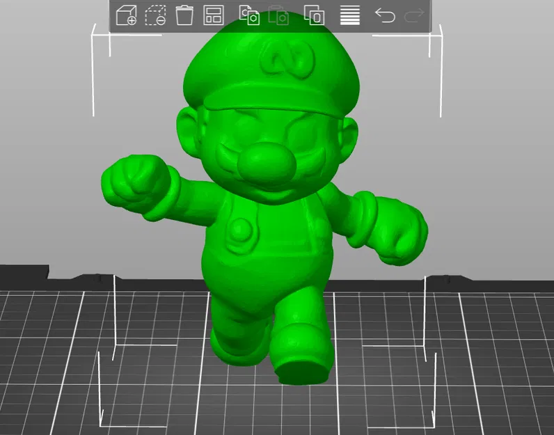 Mô hình Super Mario phong cách Minix độc đáo để in 3D - Image 2