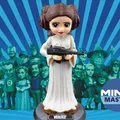 Mô hình 3D công chúa Leia phong cách Minix cho fan Star Wars - Thumbnail 1