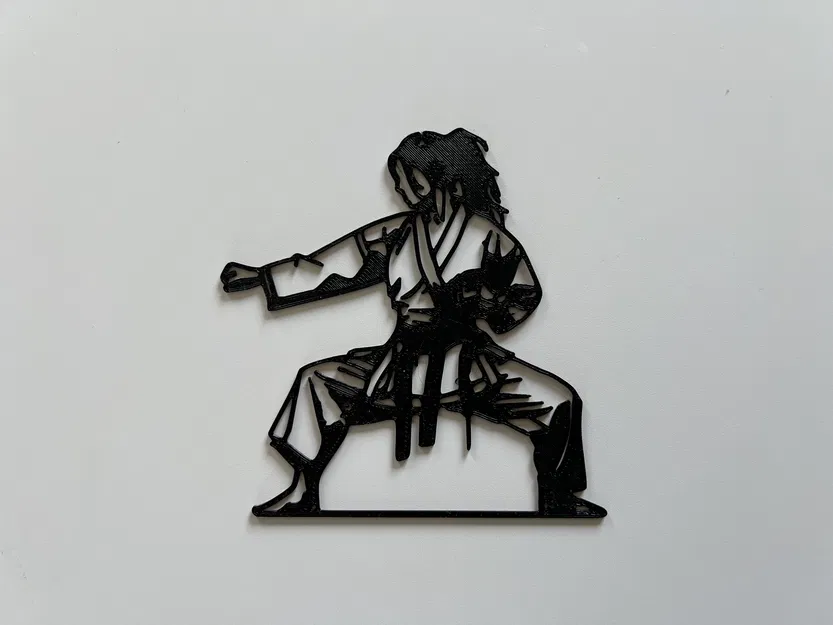 Mô hình trang trí tường Karate Wall Art #2 cực đẹp cho người mê võ - Image 1