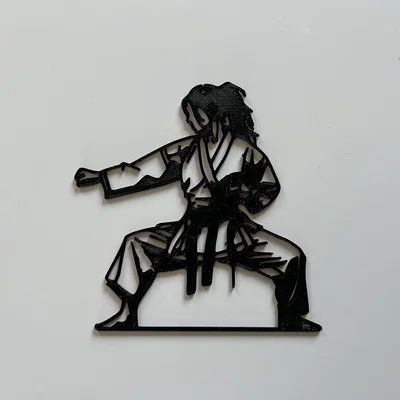 Mô hình trang trí tường Karate Wall Art #2 cực đẹp cho người mê võ