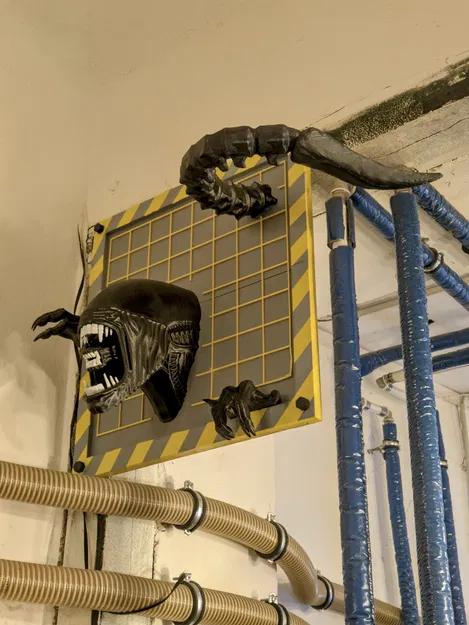 Mô hình trang trí Xenomorph gắn tường cực chất (Ceiling Xenomorph) - Image 1