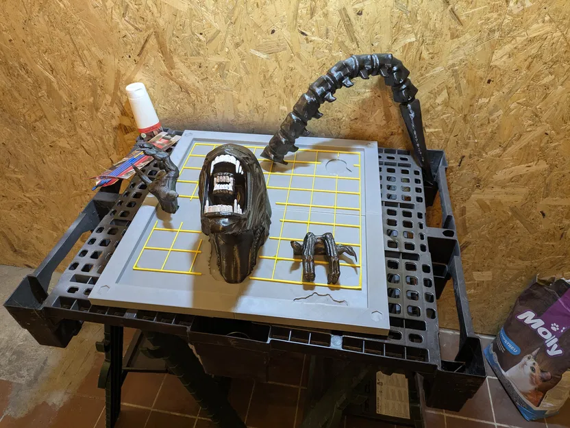 Mô hình trang trí Xenomorph gắn tường cực chất (Ceiling Xenomorph) - Image 3