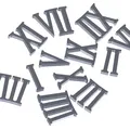 Bộ chữ số La Mã (Roman Numbers) in 3D cho đồng hồ DIY - Thumbnail 3