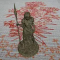 Mô hình nữ lính gác cầm giáo cho D&D - Thumbnail 1