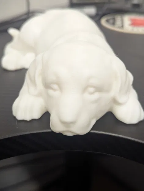 Mô hình chú chó Labrador đang ngủ (Sleepy Dog) - File in 3D dễ in - Image 1