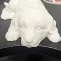 Mô hình chú chó Labrador đang ngủ (Sleepy Dog) - File in 3D dễ in - Thumbnail 1