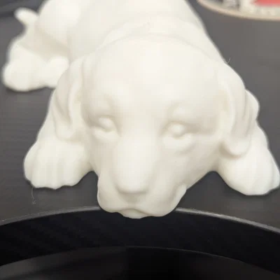 Mô hình chú chó Labrador đang ngủ (Sleepy Dog) - File in 3D dễ in