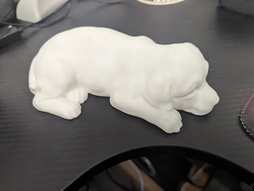 Mô hình chú chó Labrador đang ngủ (Sleepy Dog) - File in 3D dễ in - Image 2