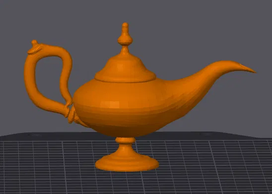 Mô hình Đèn Thần Genie Lamp trang trí độc đáo - In 3D - Image 2