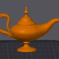 Mô hình Đèn Thần Genie Lamp trang trí độc đáo - In 3D - Thumbnail 2