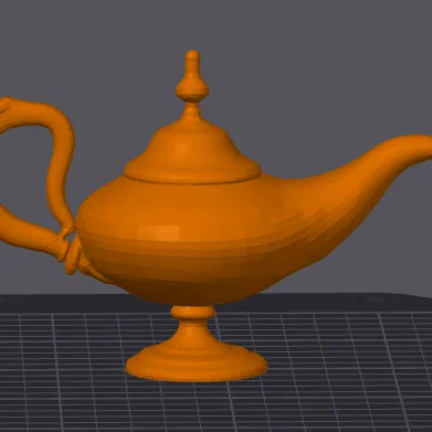 Mô hình Đèn Thần Genie Lamp trang trí độc đáo - In 3D