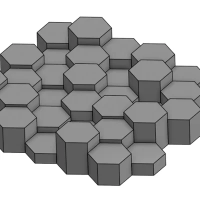 Tấm tiêu âm 3D họa tiết lục giác độc đáo (Sound insulation panel v2)