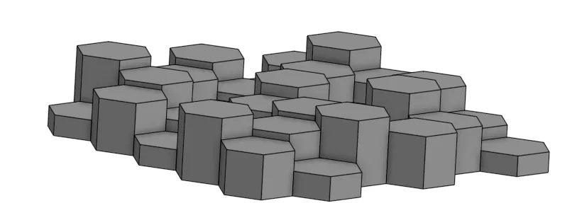 Tấm tiêu âm 3D họa tiết lục giác độc đáo (Sound insulation panel v2) - Image 2