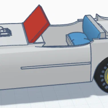 Xe đua thể thao cho mô hình Dummy 13 - Mẫu in 3D độc đáo