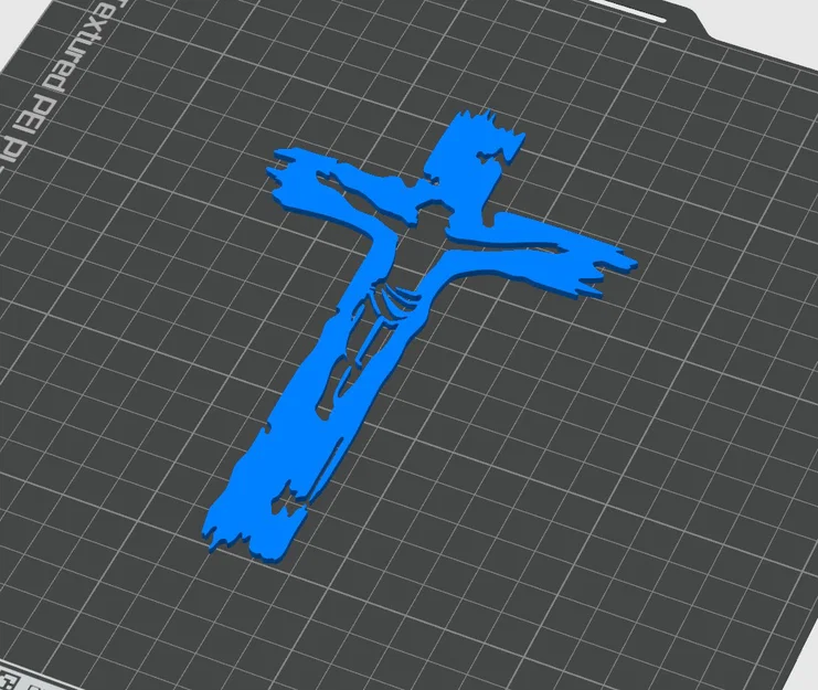 Mẫu Thánh Giá Treo Tường In 3D Độc Đáo Trang Trí Không Gian - Image 1