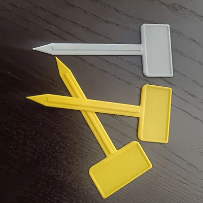 Thẻ cắm đánh dấu tên cây trồng trong sân vườn - File in 3D
