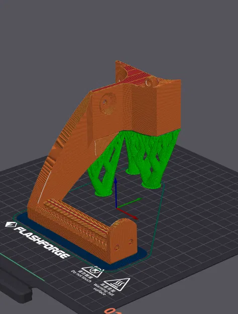 Giá đỡ spool gắn bên hông cho Flashforge Adventurer 5m (kèm enclosure) - Image 3