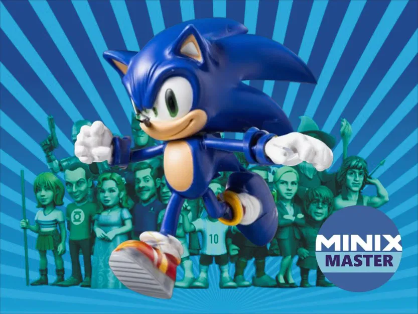 Mô hình Sonic Minix Figure ấn tượng cho tín đồ 3D Printing - Image 1