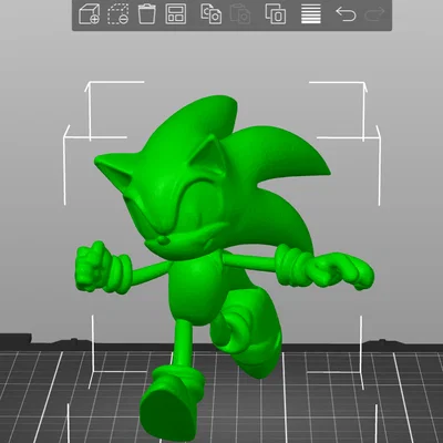 Mô hình Sonic Minix Figure ấn tượng cho tín đồ 3D Printing