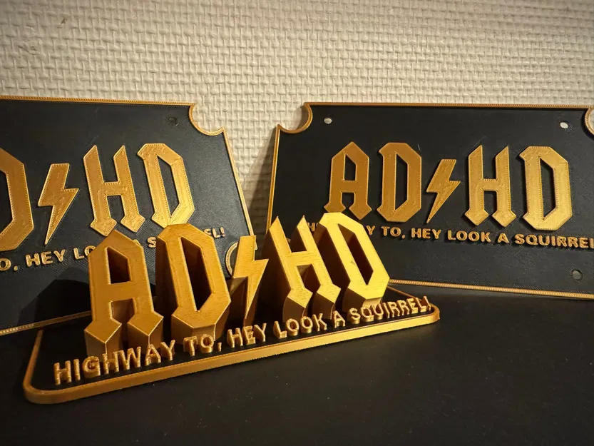 ADHD Highway to, hey look a squirrel! - Meme 3D in siêu độc - Image 1