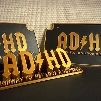 ADHD Highway to, hey look a squirrel! - Meme 3D in siêu độc