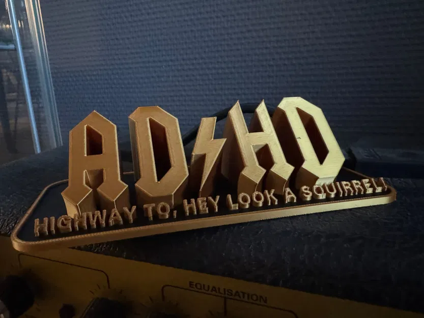 ADHD Highway to, hey look a squirrel! - Meme 3D in siêu độc - Image 2