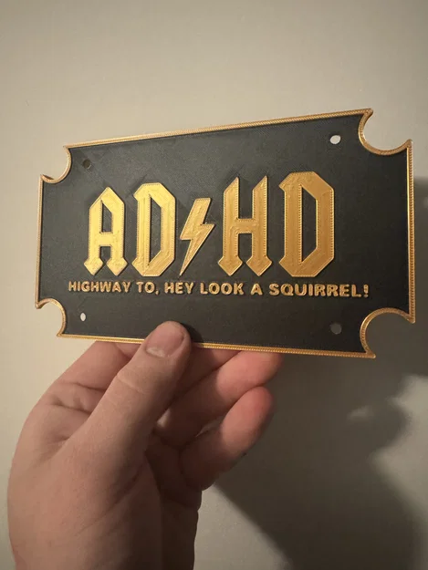 ADHD Highway to, hey look a squirrel! - Meme 3D in siêu độc - Image 3