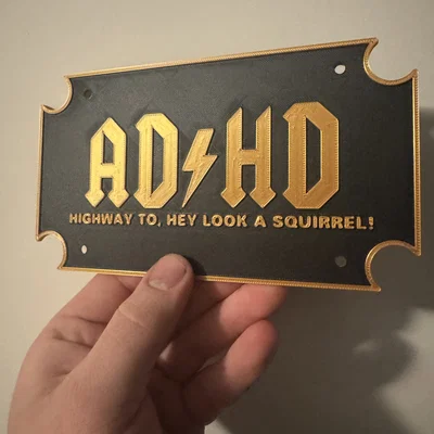 ADHD Highway to, hey look a squirrel! - Meme 3D in siêu độc