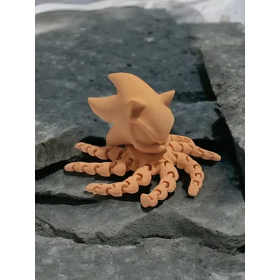 Mô hình 3D Sonic Octopus kết hợp bạch tuộc độc đáo