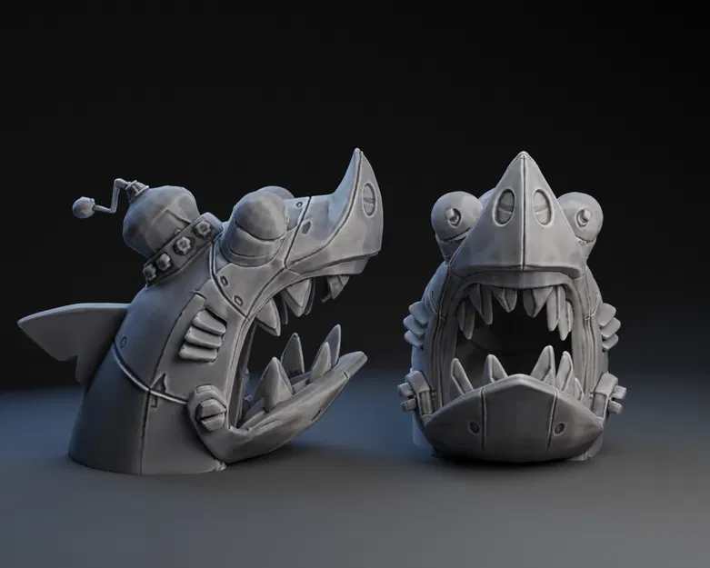 Mô hình Robot Shark 3D - Thiết kế độc đáo từ Plants vs Zombies - Image 1